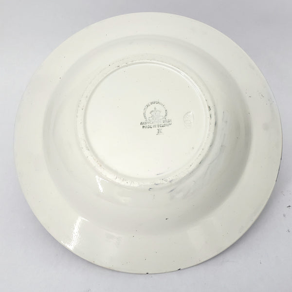 Vintage Hand Painted Ceramic Bowl Set of 5 NIMY Imperiale et Royale Belgium