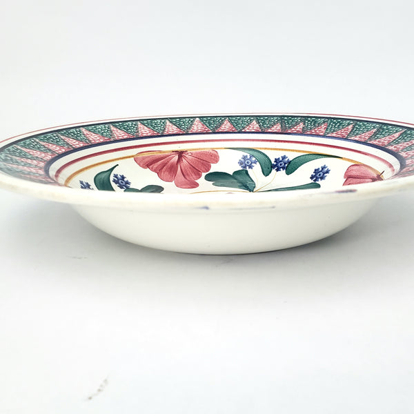 Vintage Hand Painted Ceramic Bowl Set of 5 NIMY Imperiale et Royale Belgium