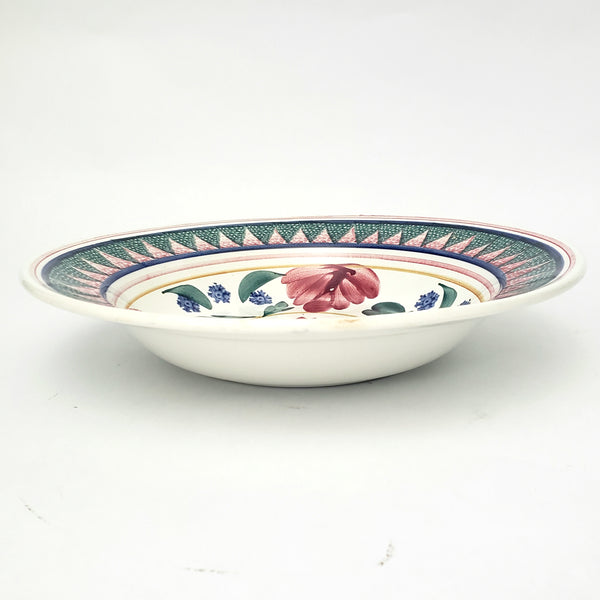 Vintage Hand Painted Ceramic Bowl Set of 5 NIMY Imperiale et Royale Belgium