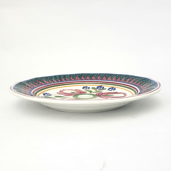 Antique Stick Spatter Ware Plate 8 1/2"  Petrus Regout & Co. Maastricht Holland