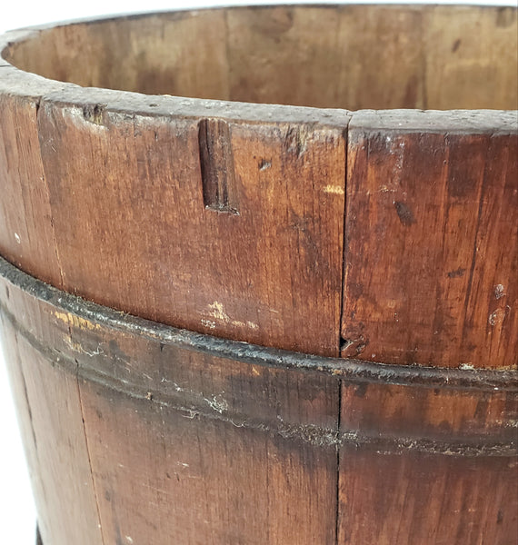 Primitive Bentwood Double Sided Dry Grain Measure 12 1/2" Country Farmhouse Décor