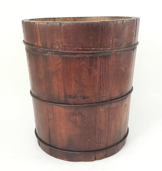 Primitive Bentwood Double Sided Dry Grain Measure 12 1/2" Country Farmhouse Décor