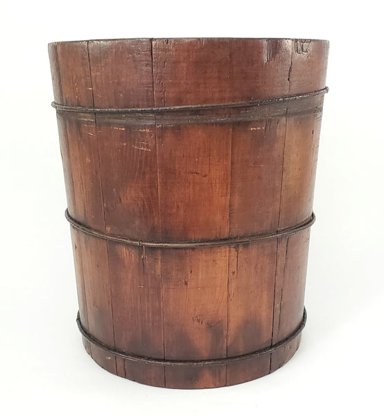 Primitive Bentwood Double Sided Dry Grain Measure 12 1/2" Country Farmhouse Décor