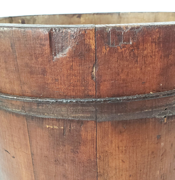 Primitive Bentwood Double Sided Dry Grain Measure 12 1/2" Country Farmhouse Décor