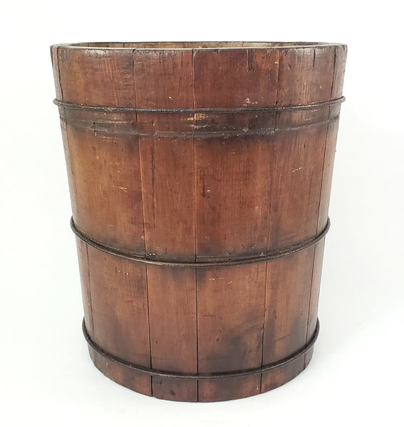 Primitive Bentwood Double Sided Dry Grain Measure 12 1/2" Country Farmhouse Décor
