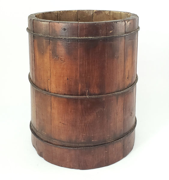 Primitive Bentwood Double Sided Dry Grain Measure 12 1/2" Country Farmhouse Décor