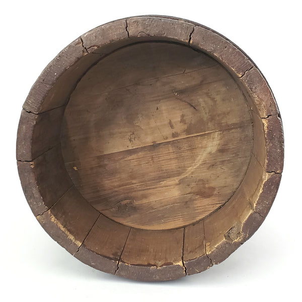 Primitive Bentwood Double Sided Dry Grain Measure 12 1/2" Country Farmhouse Décor