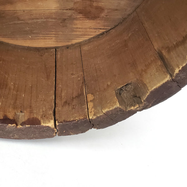 Primitive Bentwood Double Sided Dry Grain Measure 12 1/2" Country Farmhouse Décor