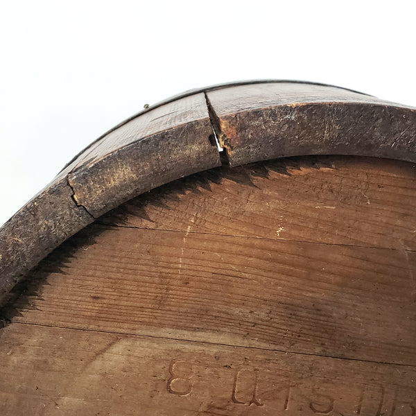 Rustic Bentwood Dry Grain Measure 8 Quart Farmhouse Décor