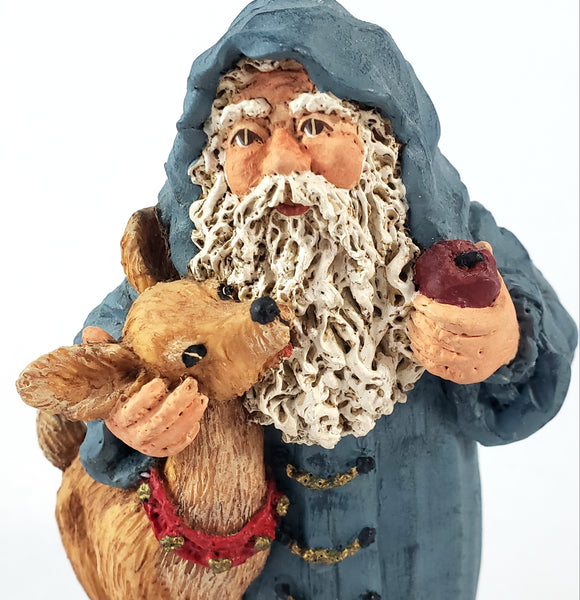 June McKenna Flat Back Christmas Figurine - Ornament Christmas Treat 1992