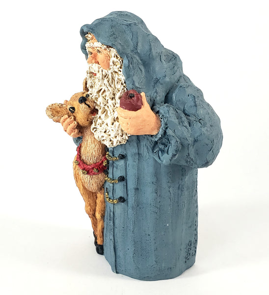 June McKenna Flat Back Christmas Figurine - Ornament Christmas Treat 1992
