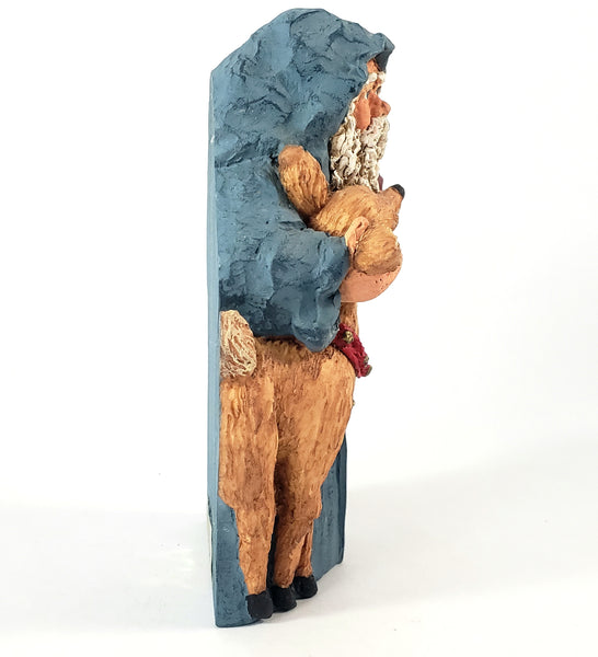 June McKenna Flat Back Christmas Figurine - Ornament Christmas Treat 1992