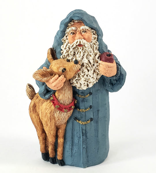 June McKenna Flat Back Christmas Figurine - Ornament Christmas Treat 1992