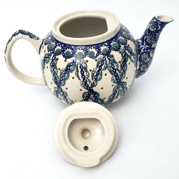 Boleslawiec Polish Pottery Stoneware Tea Pot Hand-Decorated 4 Cups