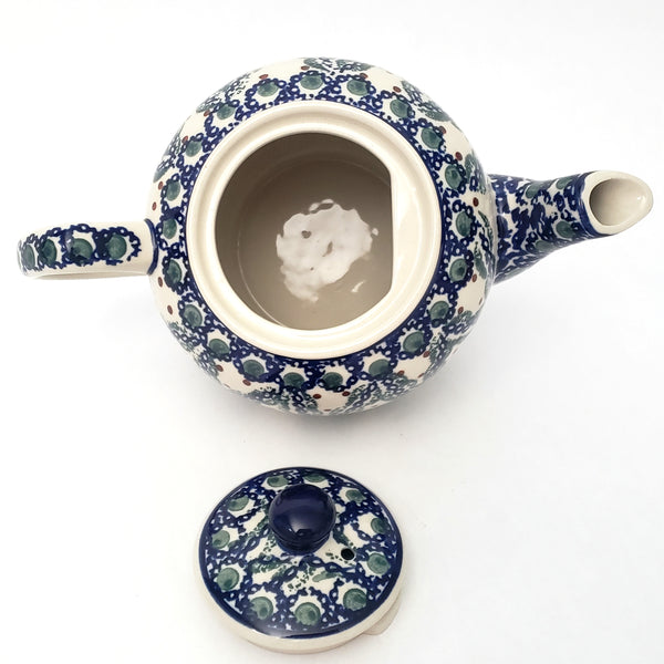 Boleslawiec Polish Pottery Stoneware Tea Pot Hand-Decorated 4 Cups