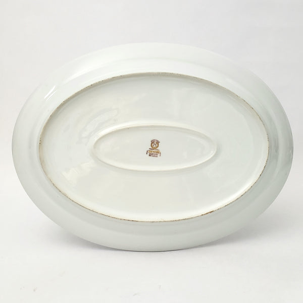 Noritake China 13 3/4" Oval Serving Platter The Sahara Pattern 58590
