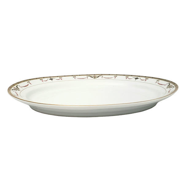 Noritake China 13 3/4" Oval Serving Platter The Sahara Pattern 58590