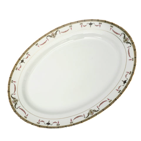 Noritake China 13 3/4" Oval Serving Platter The Sahara Pattern 58590