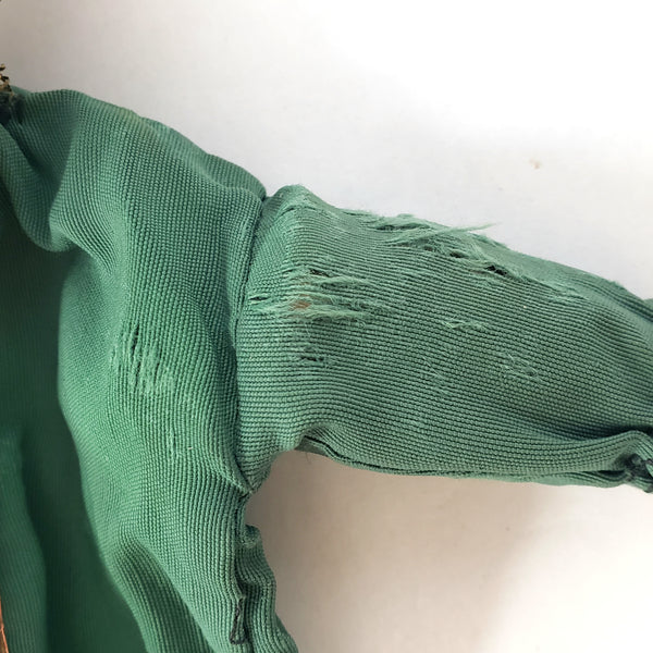 Vintage Hand Carved Wooden German Hand Puppets Two Bearded German Men 1920s-1930s