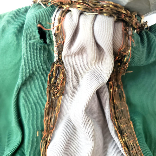 Vintage Hand Carved Wooden German Hand Puppets Two Bearded German Men 1920s-1930s