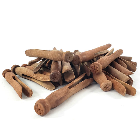 Vintage Wooden Clothespins Collection of 25 Round Top Crafting & Décor