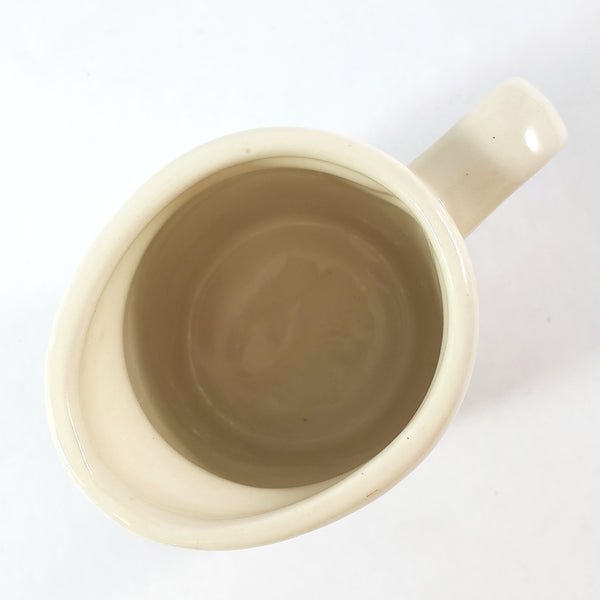 McCoy Creamer Pink and Blue Bands Stone Craft USA 8 oz.