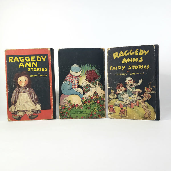 Raggedy Ann Children Stories by Johnny Gruelle Collection of 3 1918-1925