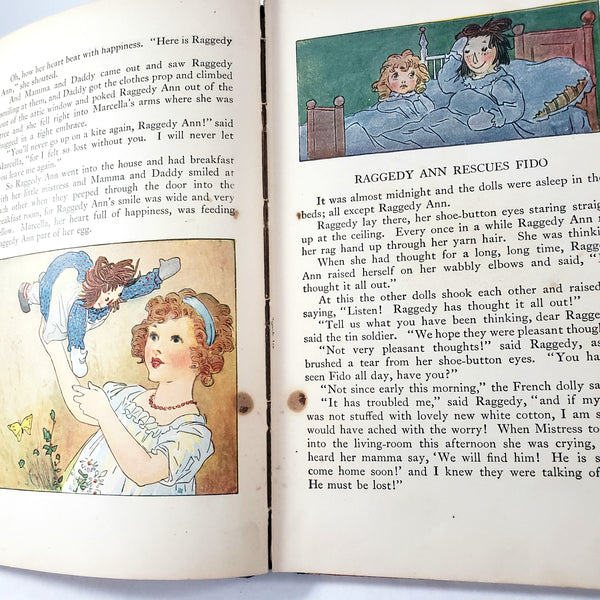 Raggedy Ann Children Stories by Johnny Gruelle Collection of 3 1918-1925