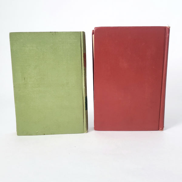 The Sketch Book by Washington Irving Collection of 2 Decorative Red & Green Covers