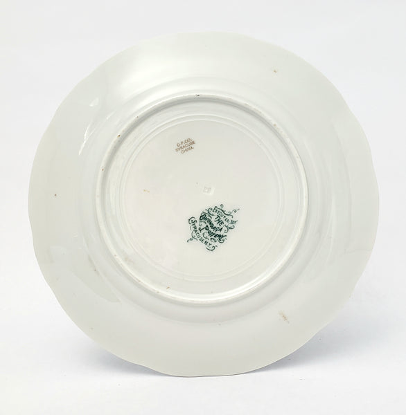 Historical 1902 Schooner Yacht METEOR Souvenir Plate Syracuse China New York