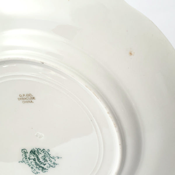 Historical 1902 Schooner Yacht METEOR Souvenir Plate Syracuse China New York