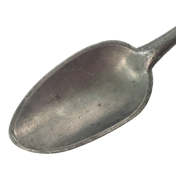 Old Antique Pewter Tablespoons Collection of 6