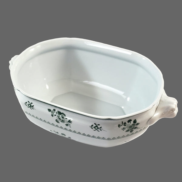 Copeland Spode GLOUCESTER Green Oval Lidded Soup Tureen Underplate & Ladle England