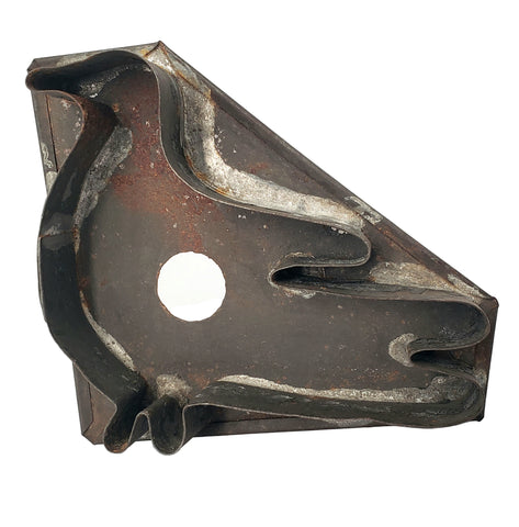 Primitive Folk Art Bird Cookie Cutter Tin Soldered Flat Back