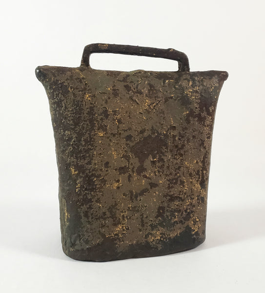 Antique Rustic Hand-Forged Wrought Iron Blacksmith Cowbell