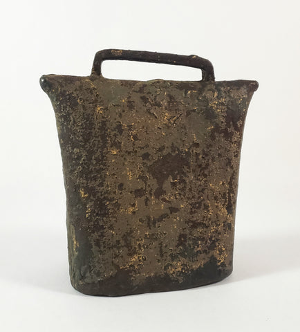 Antique Rustic Hand-Forged Wrought Iron Blacksmith Cowbell
