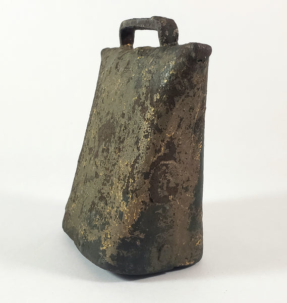 Antique Rustic Hand-Forged Wrought Iron Blacksmith Cowbell