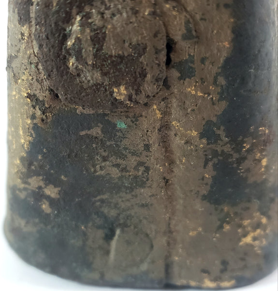 Antique Rustic Hand-Forged Wrought Iron Blacksmith Cowbell