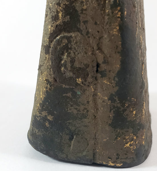 Antique Rustic Hand-Forged Wrought Iron Blacksmith Cowbell