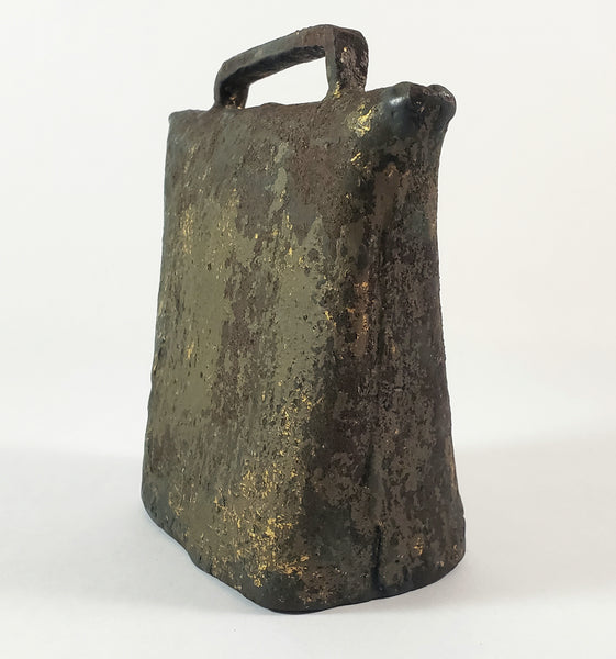 Antique Rustic Hand-Forged Wrought Iron Blacksmith Cowbell