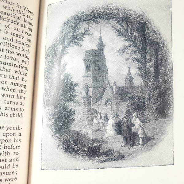 The Sketch Book by Washington Irving Decorative Red Cover