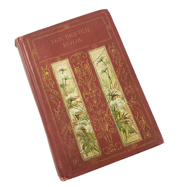 The Sketch Book by Washington Irving Decorative Red Cover