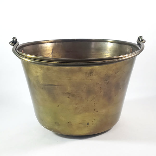Spun Brass Preserving Kettle Bucket Hiram W. Hayden Waterbury Connecticut Patent 1851
