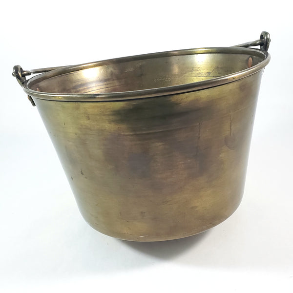 Spun Brass Preserving Kettle Bucket Hiram W. Hayden Waterbury Connecticut Patent 1851