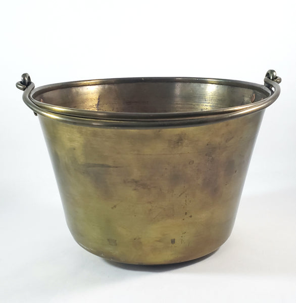 Spun Brass Preserving Kettle Bucket Hiram W. Hayden Waterbury Connecticut Patent 1851