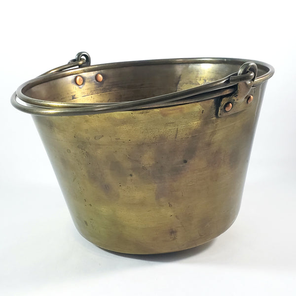 Spun Brass Preserving Kettle Bucket Hiram W. Hayden Waterbury Connecticut Patent 1851