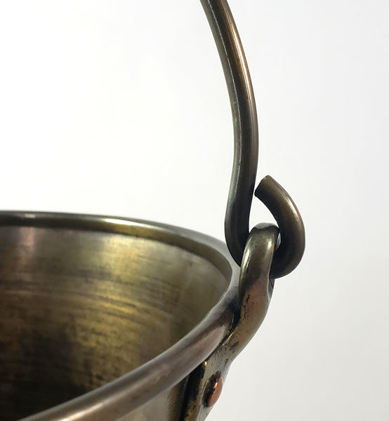 Spun Brass Preserving Kettle Bucket Hiram W. Hayden Waterbury Connecticut Patent 1851