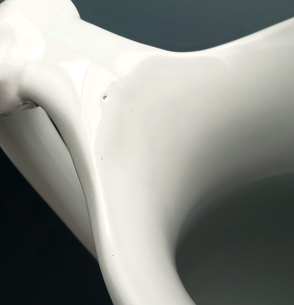 Antique White Ironstone Pitcher Savoy T & R Boote England