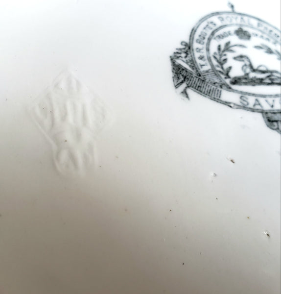 Antique White Ironstone Pitcher Savoy T & R Boote England