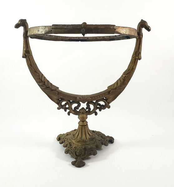 Vintage Metalwork Cast Iron Tilting Vanity Mirror Frame No Glass Mirror